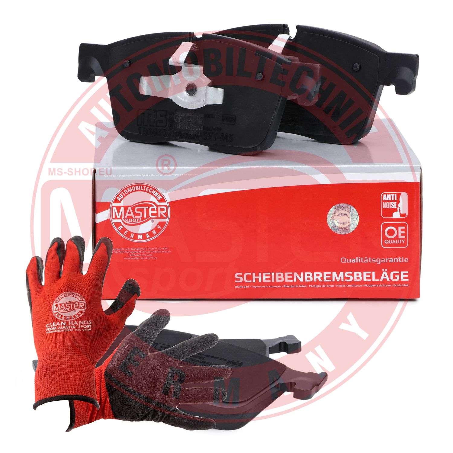 Brake Pad Set, disc brake (13046073402N-SET-MSP)