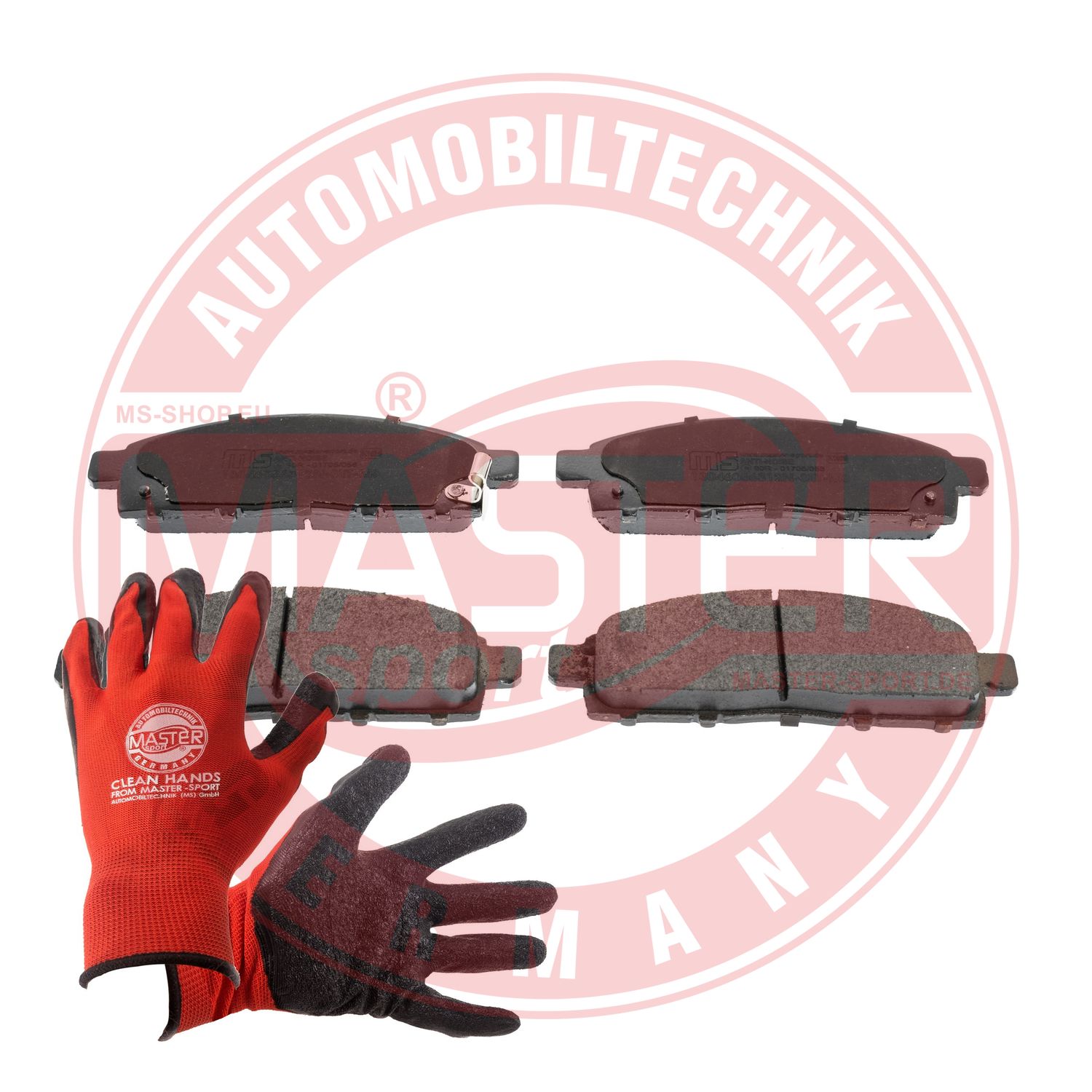 Brake Pad Set, disc brake (13046056312N-SET-MSP)