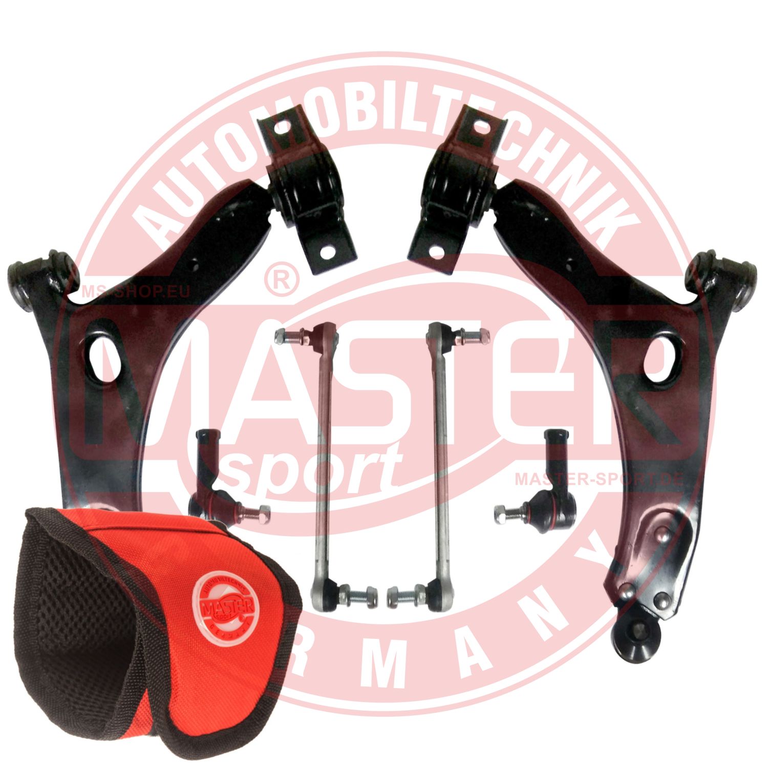 Control/Trailing Arm Kit, wheel suspension (36859-KIT-MSM)