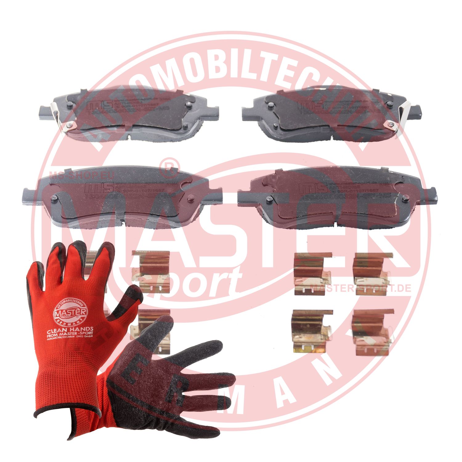 Brake Pad Set, disc brake (13046056032N-SET-MSP)