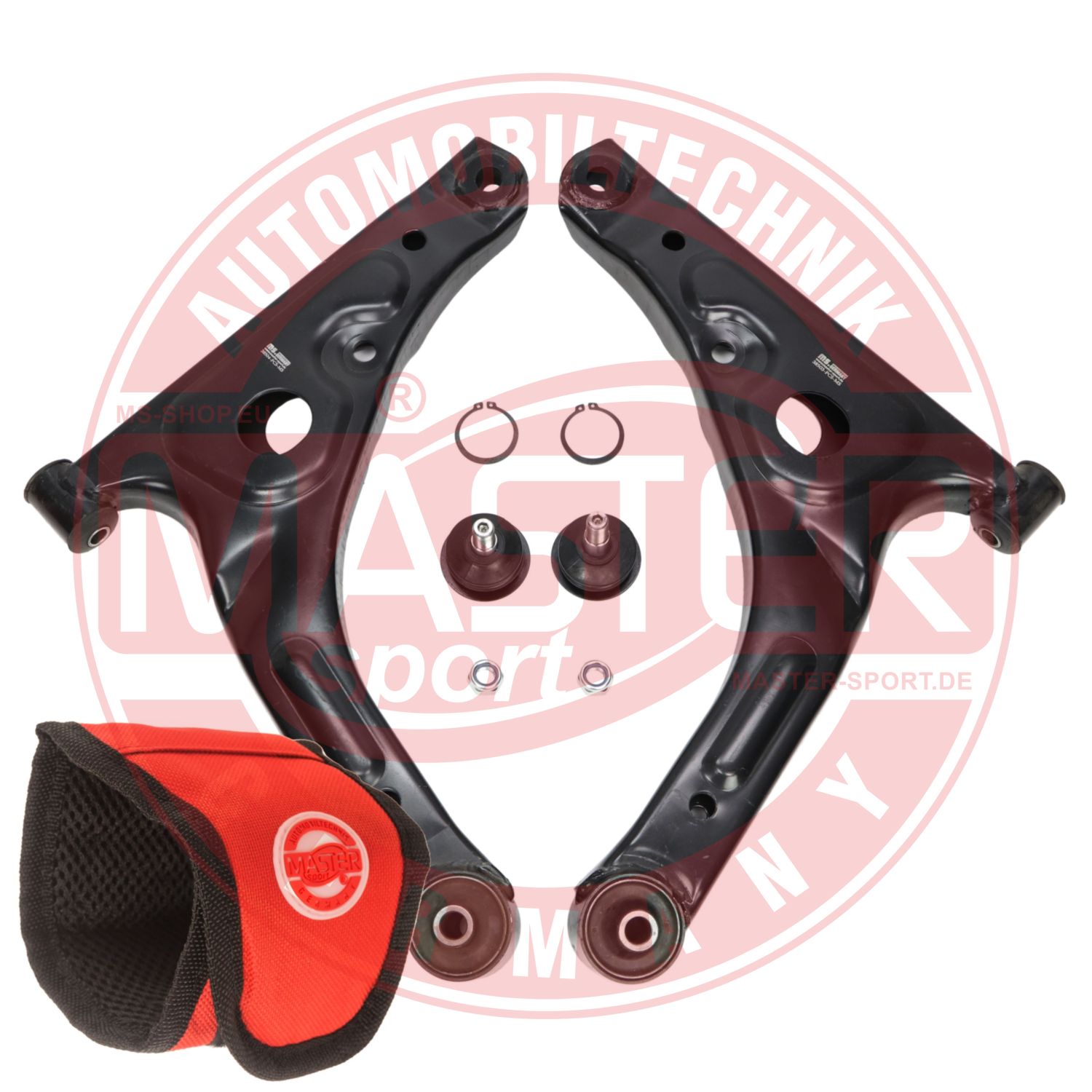 Control/Trailing Arm Kit, wheel suspension (37038-KIT-MSM)