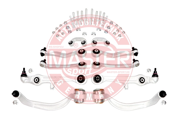Control/Trailing Arm Kit, wheel suspension (36790/3-SET-MS)
