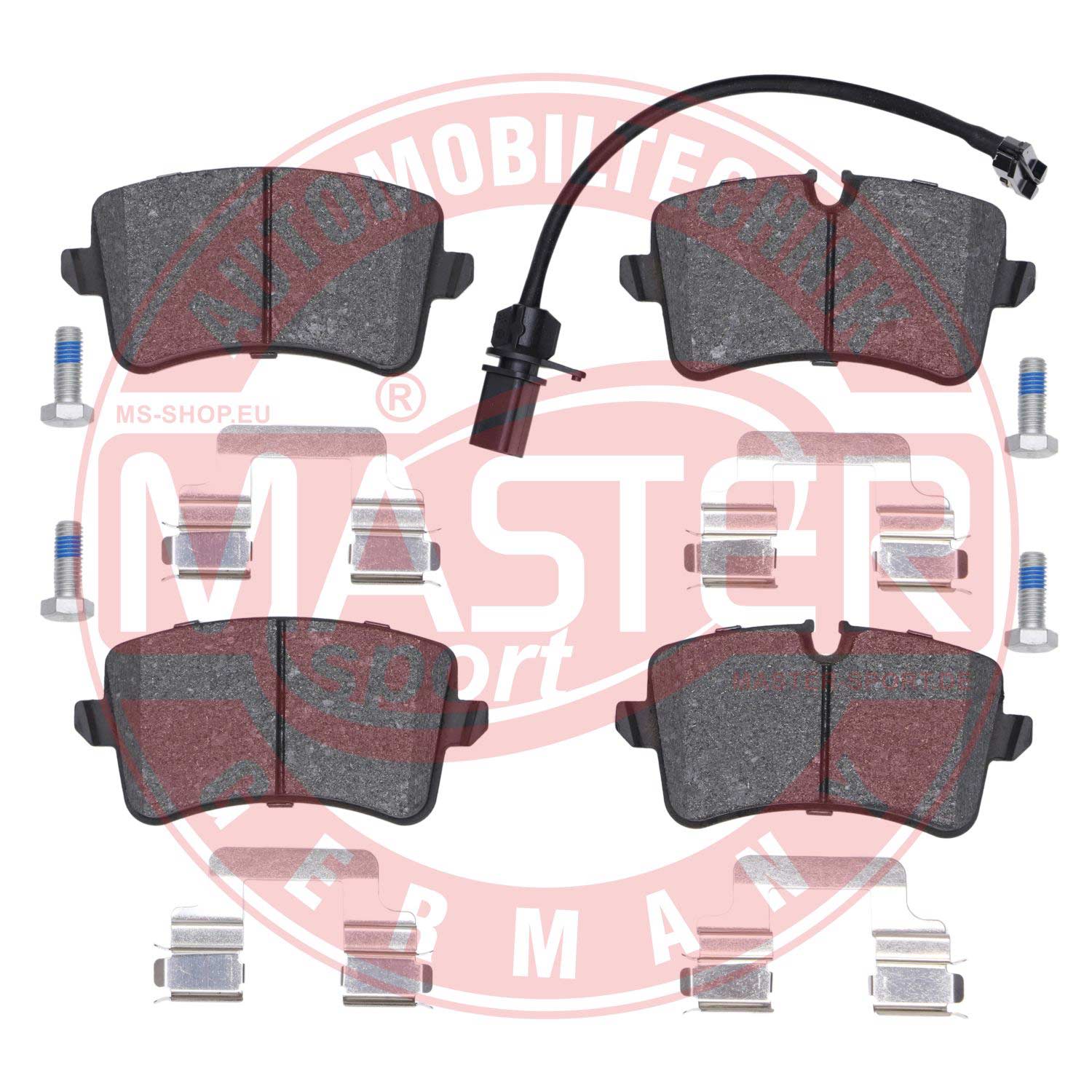 Brake Pad Set, disc brake (13046027702N-SET-MS)