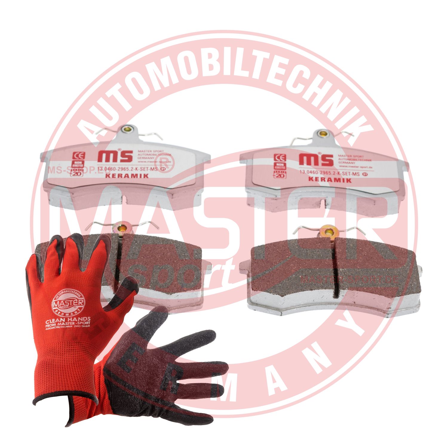 Brake Pad Set, disc brake (13046029652C-SET-MSP)