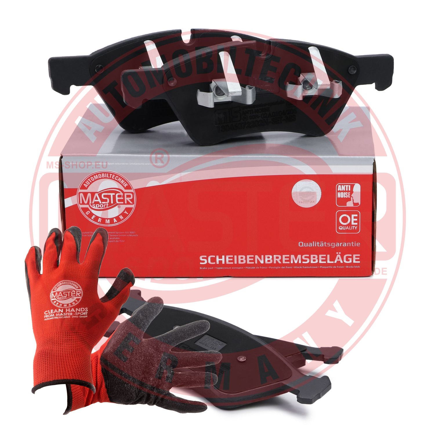 Brake Pad Set, disc brake (13046072202N-SET-MSP)