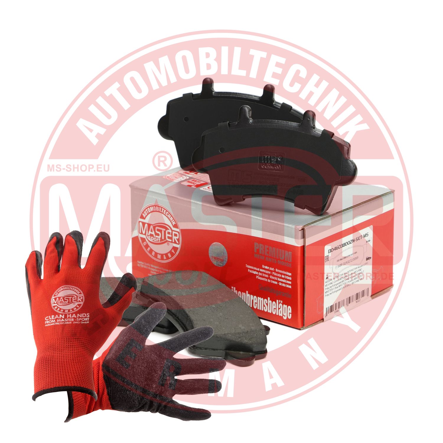 Brake Pad Set, disc brake (13046038002N-SET-MSP)
