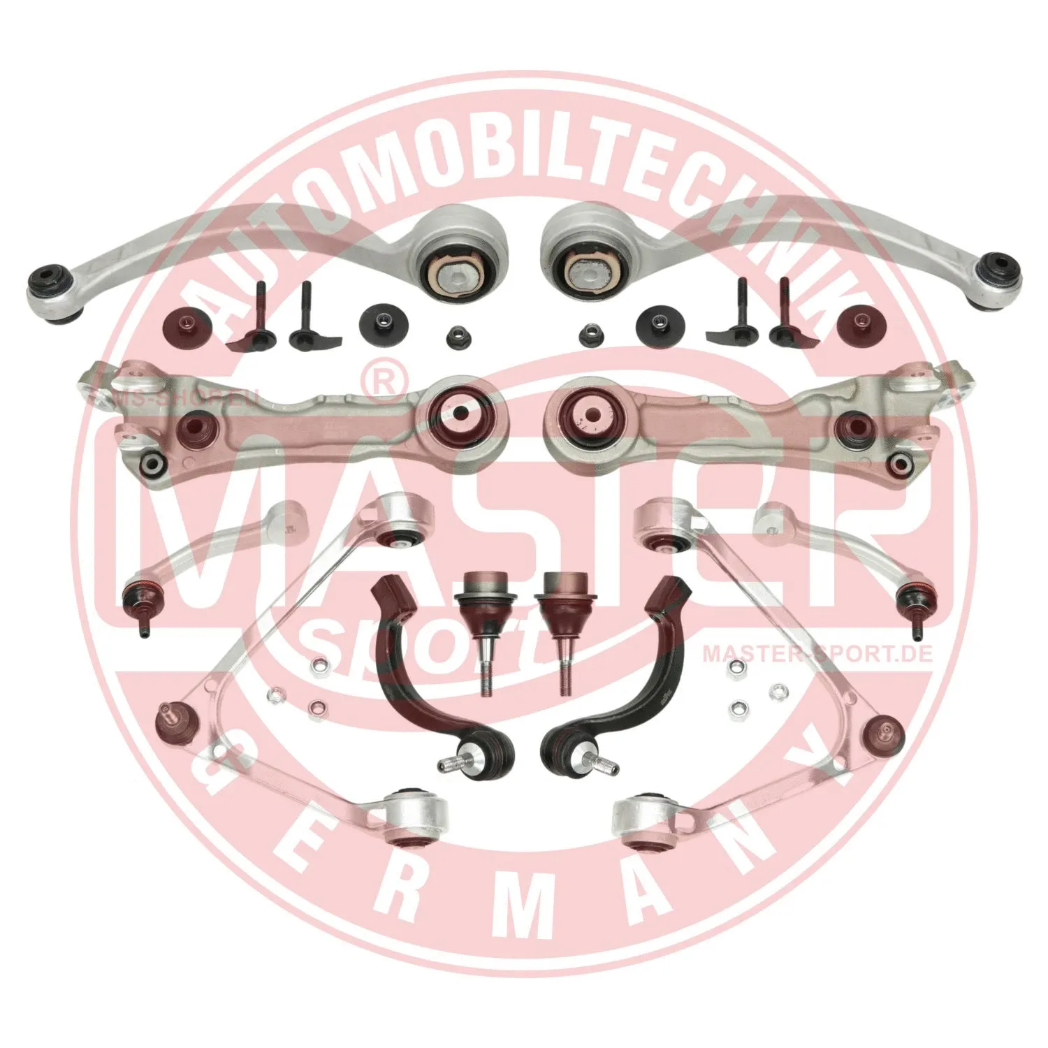 Control/Trailing Arm Kit, wheel suspension (36960/2-KIT-MS)