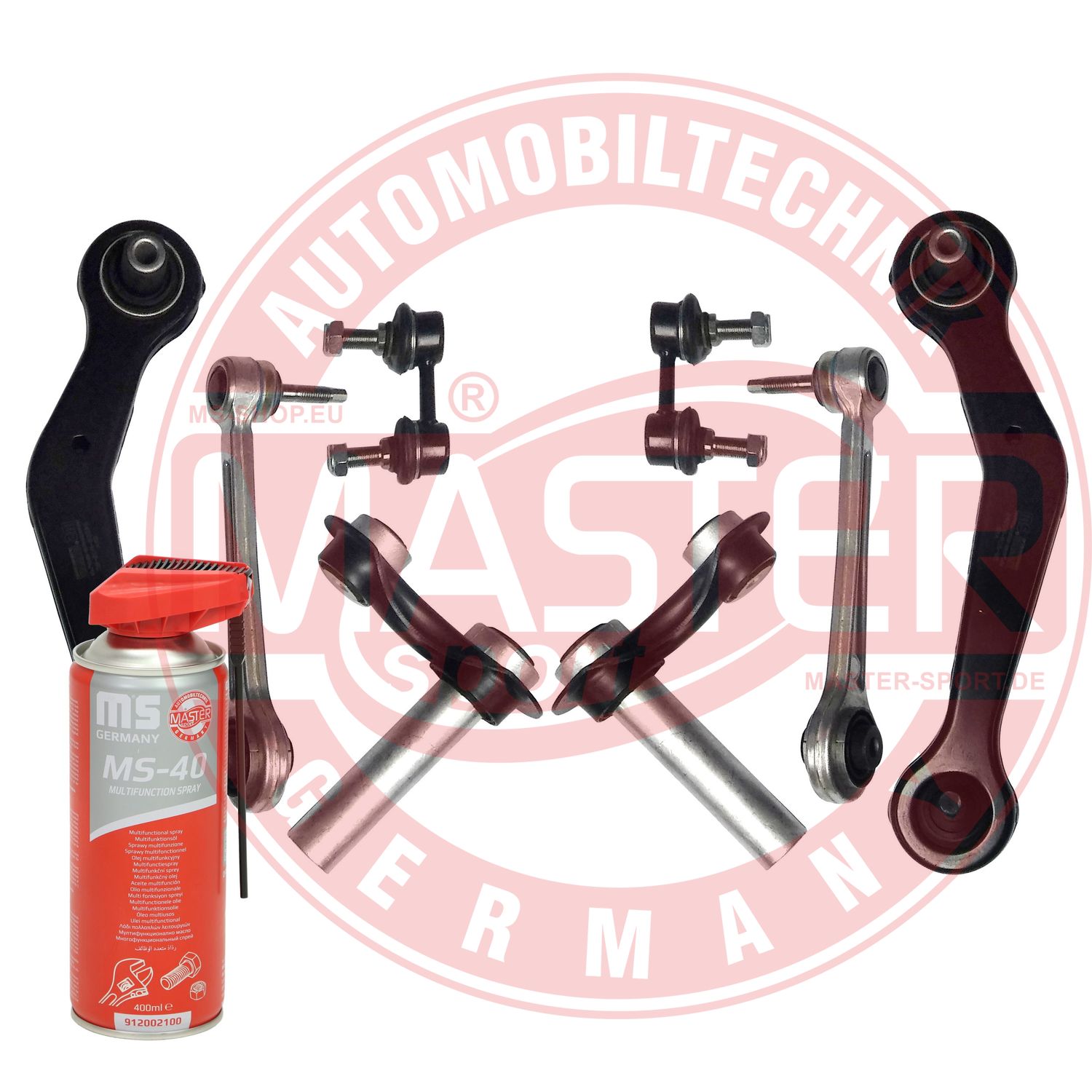 Control/Trailing Arm Kit, wheel suspension (36884-KIT-MSP)