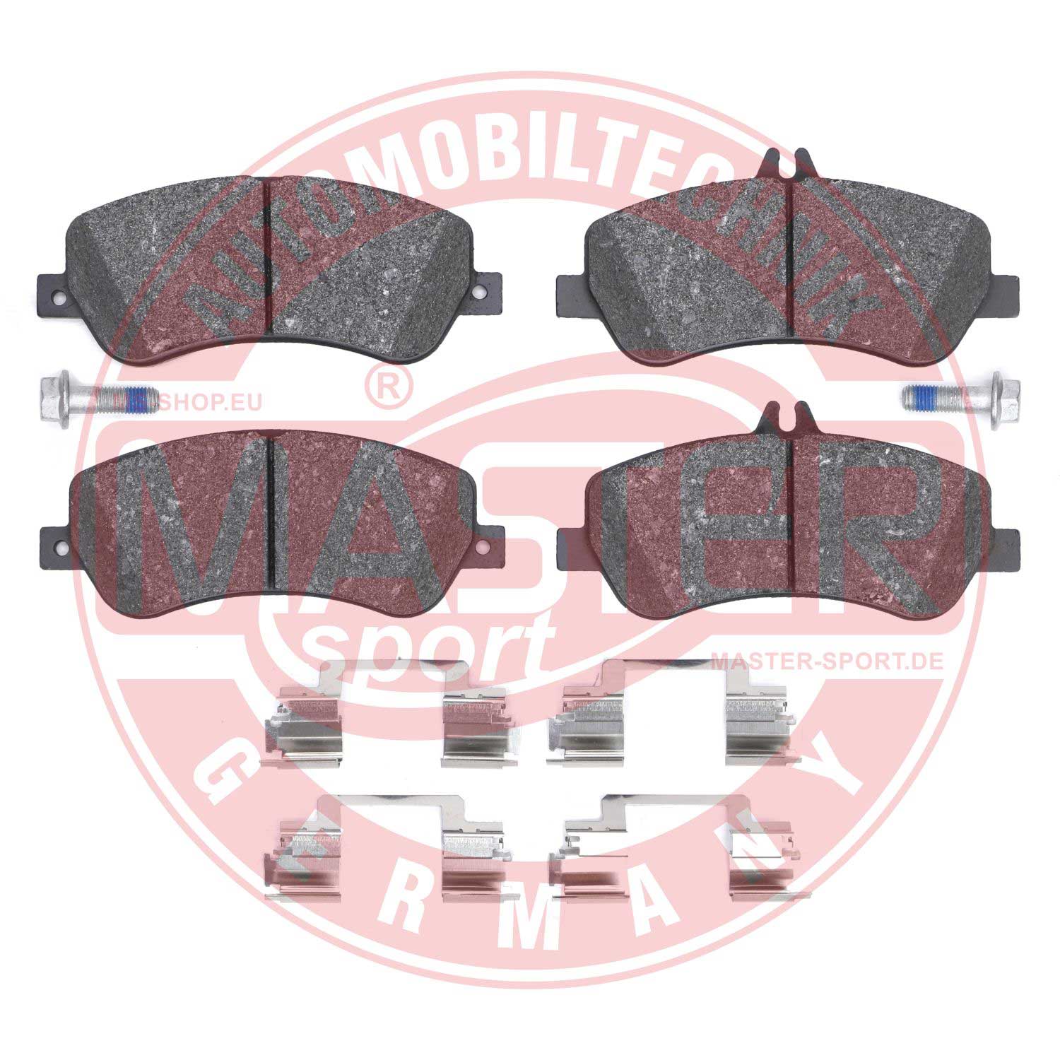 Brake Pad Set, disc brake (13046038522N-SET-MS)