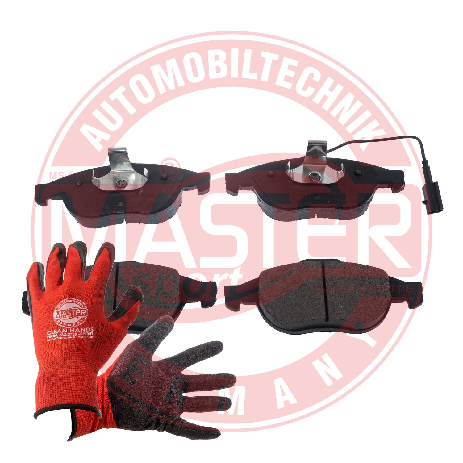Brake Pad Set, disc brake (13046071392N-SET-MSP)