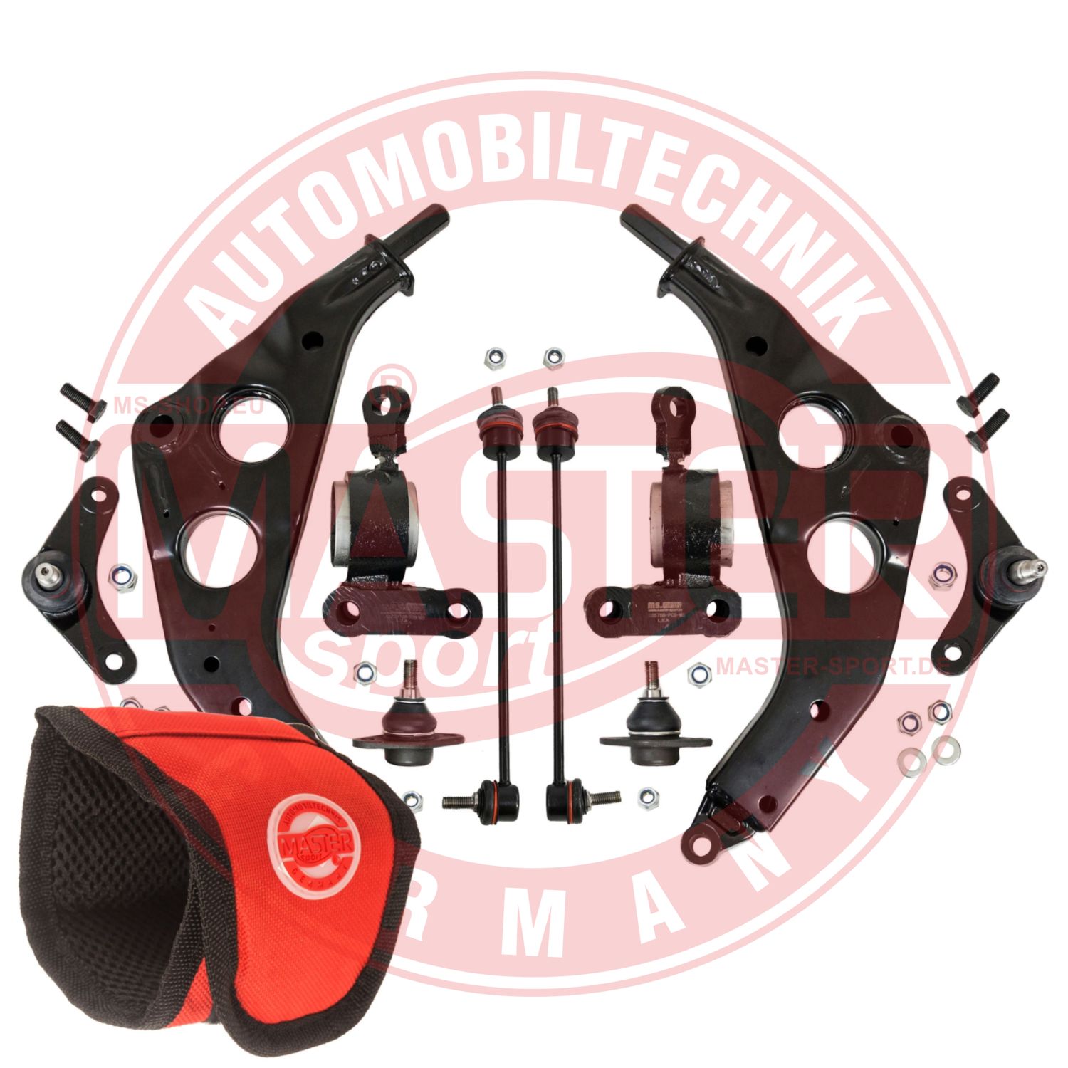 Control/Trailing Arm Kit, wheel suspension (36949/1-KIT-MSM)