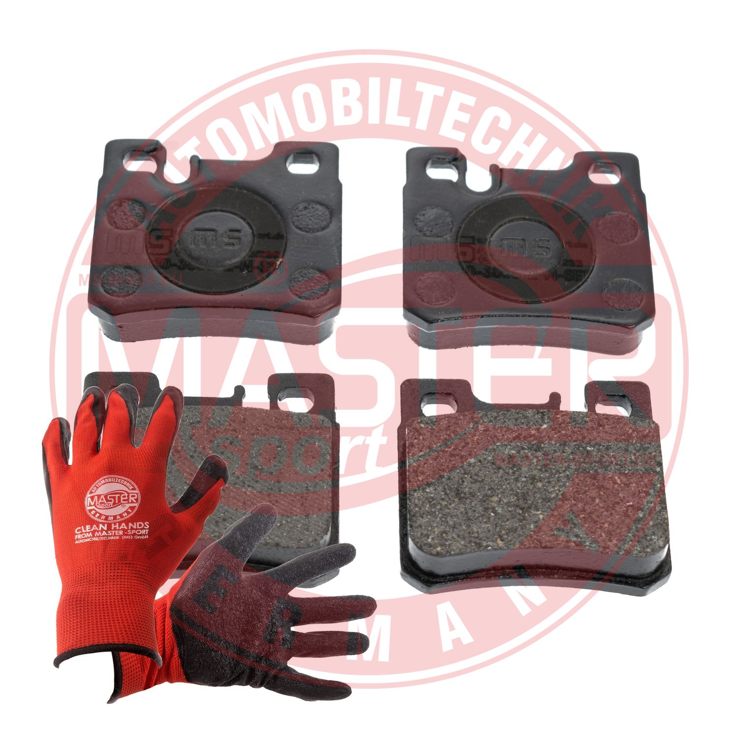 Brake Pad Set, disc brake (13046038052N-SET-MSP)