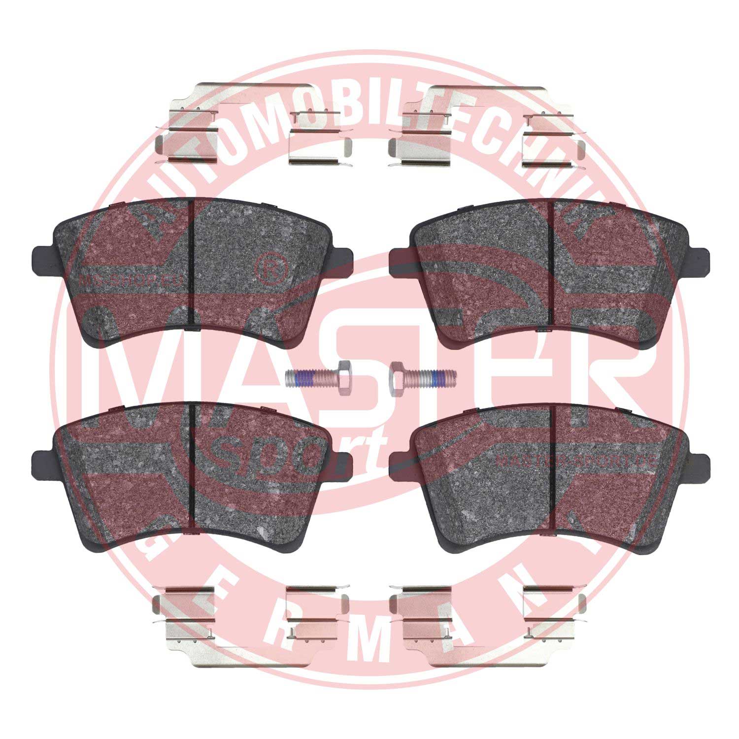 Brake Pad Set, disc brake (13046027412N-SET-MS)