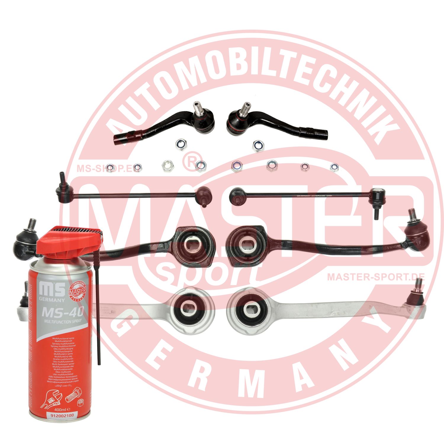 Control/Trailing Arm Kit, wheel suspension (36806-SET-MSP)