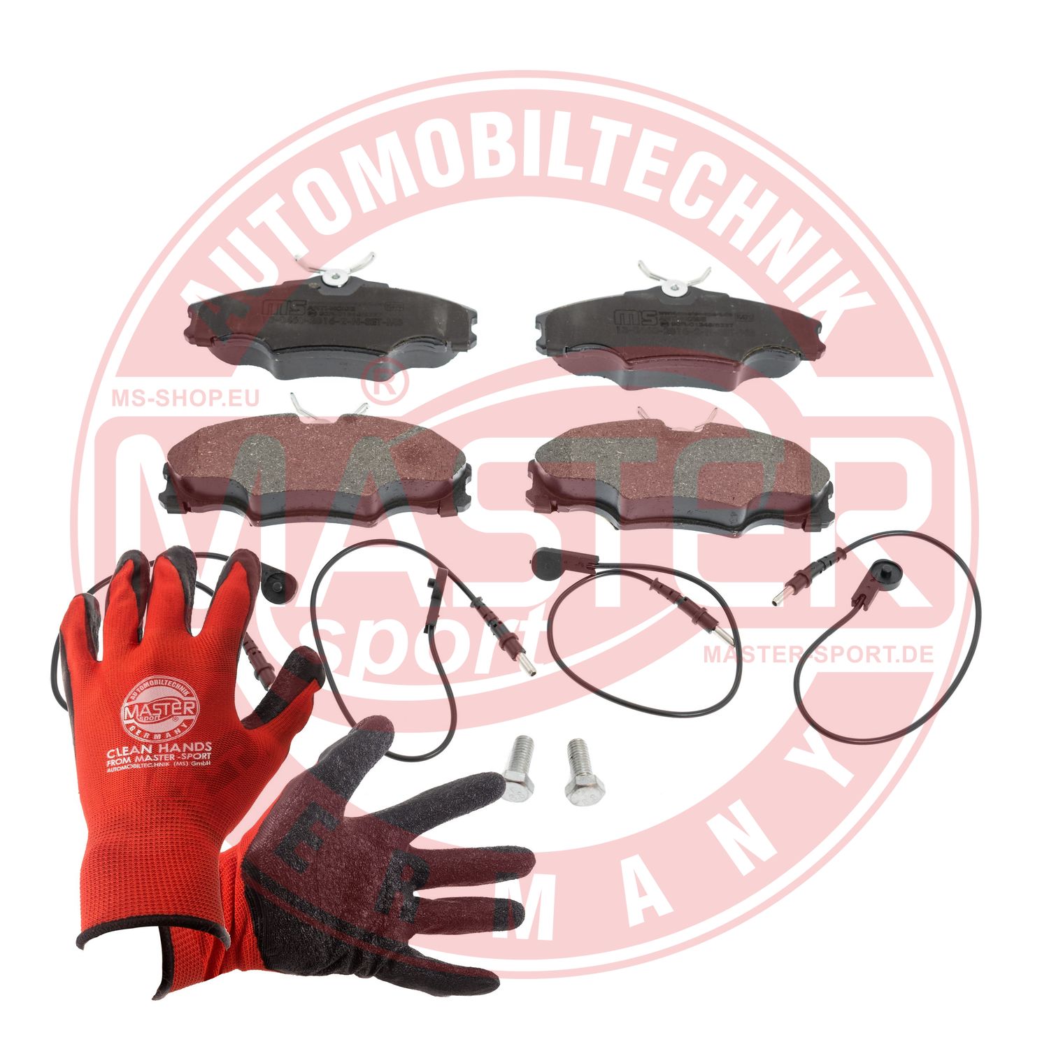 Brake Pad Set, disc brake (13046028162N-SET-MSP)
