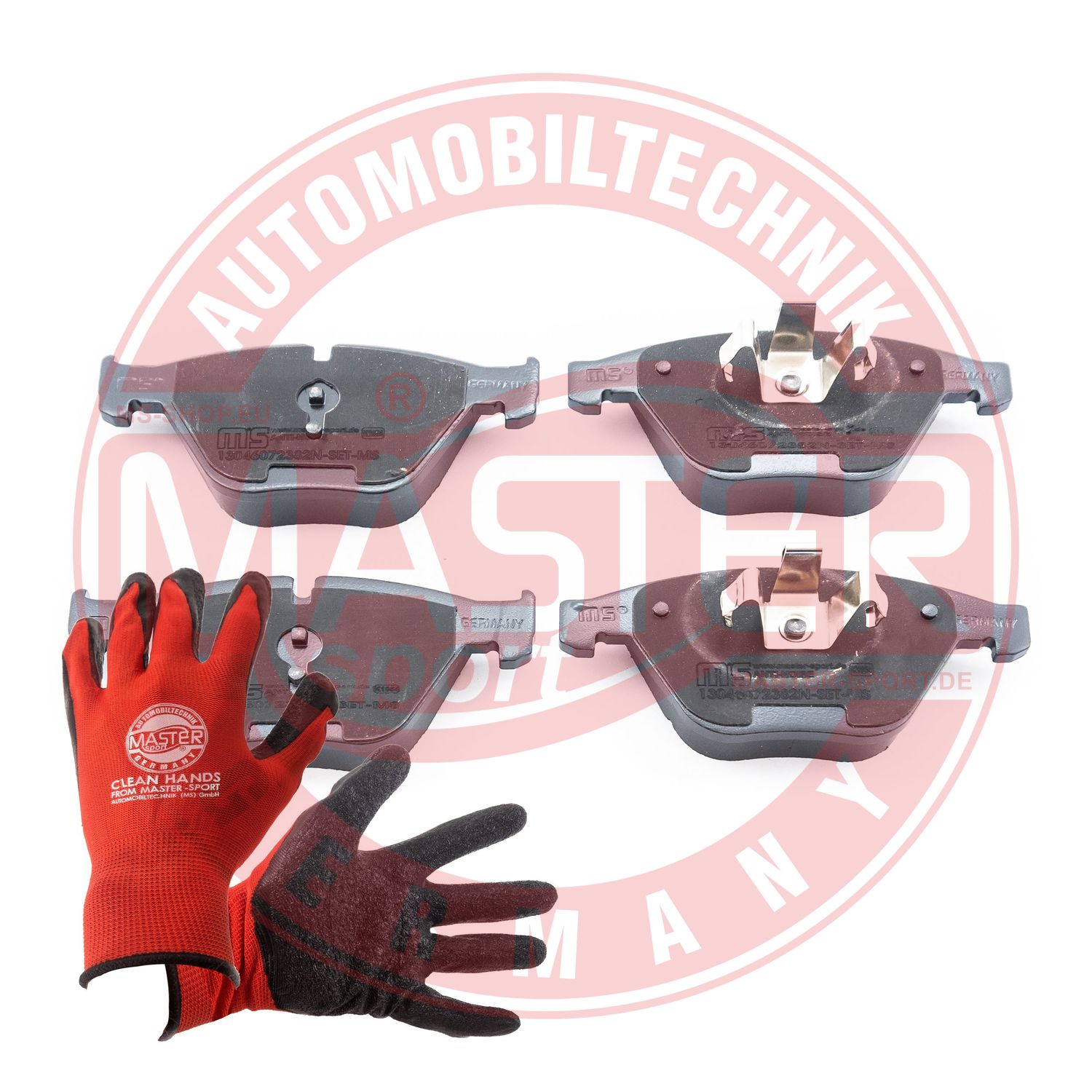 Brake Pad Set, disc brake (13046072382N-SET-MSP)