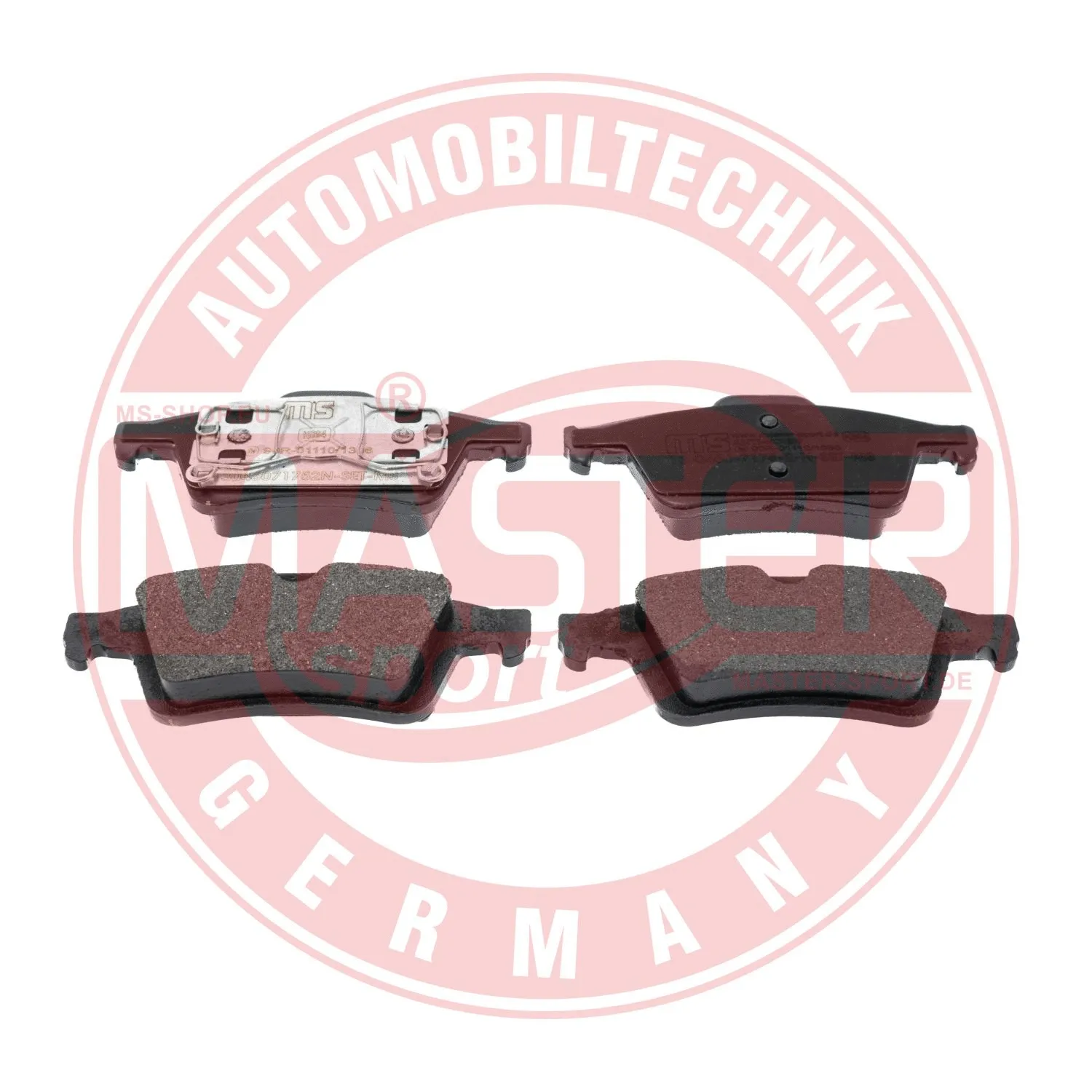 Brake Pad Set, disc brake (13046071752N-SET-MS)