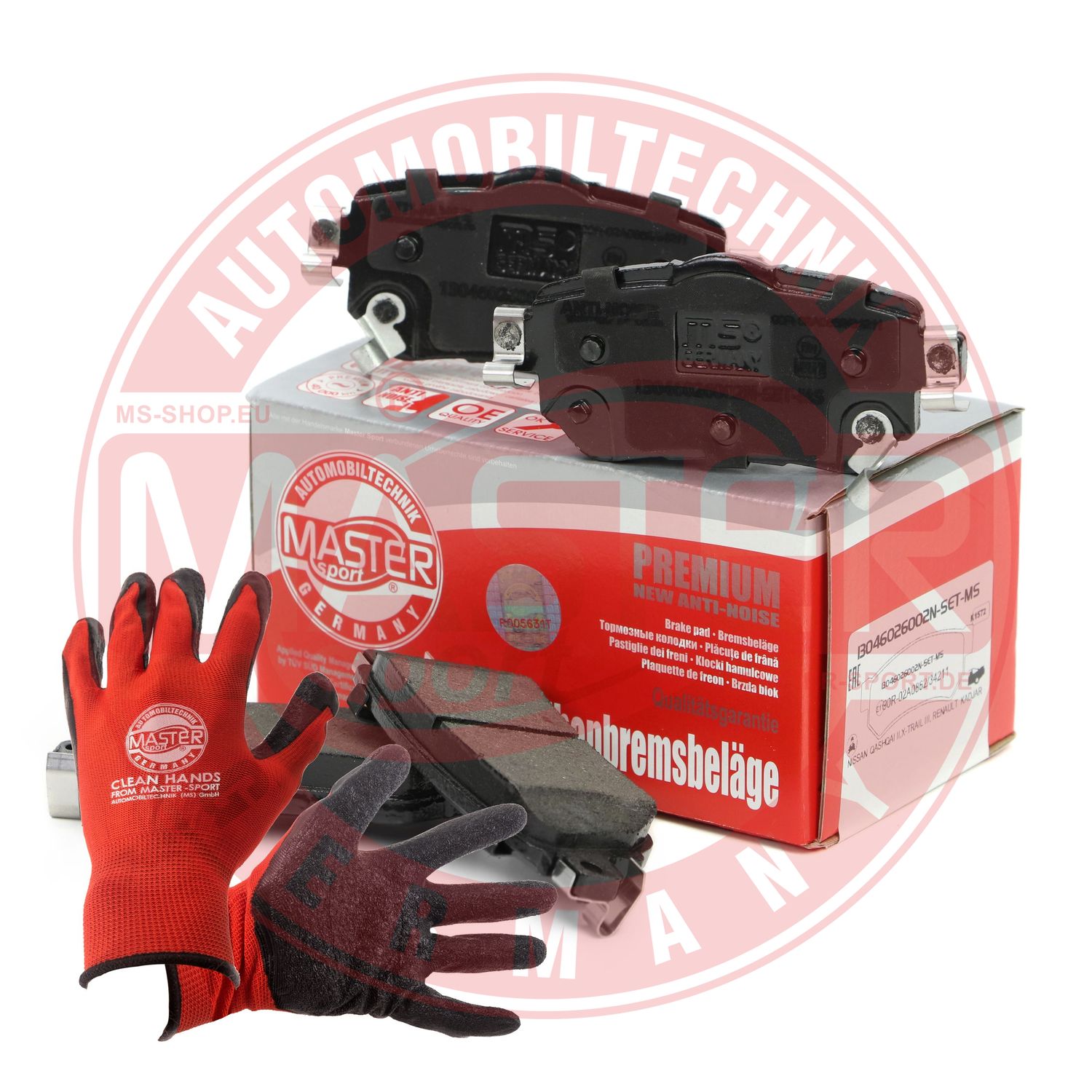 Brake Pad Set, disc brake (13046026002N-SET-MSP)