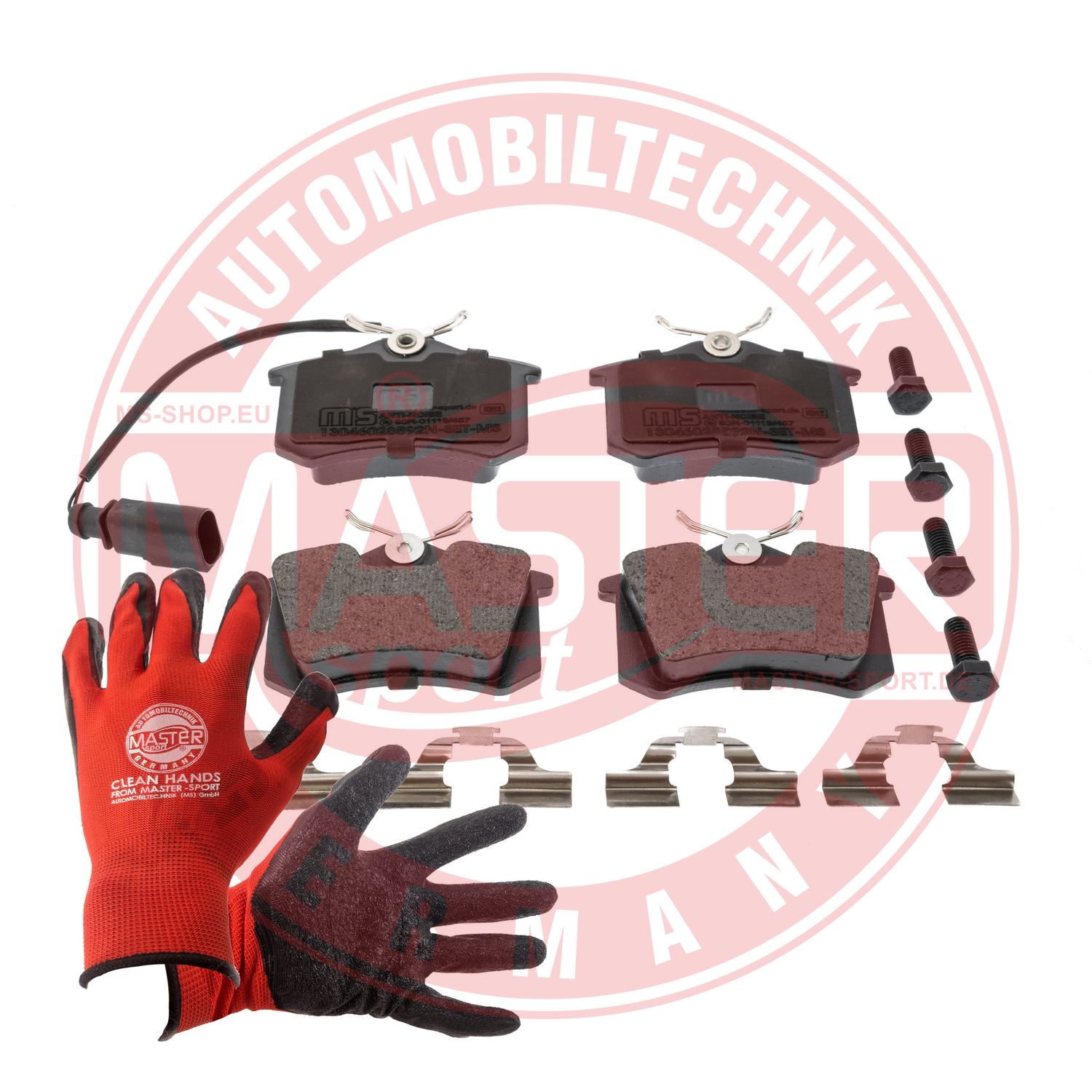 Brake Pad Set, disc brake (13046028592N-SET-MSP)