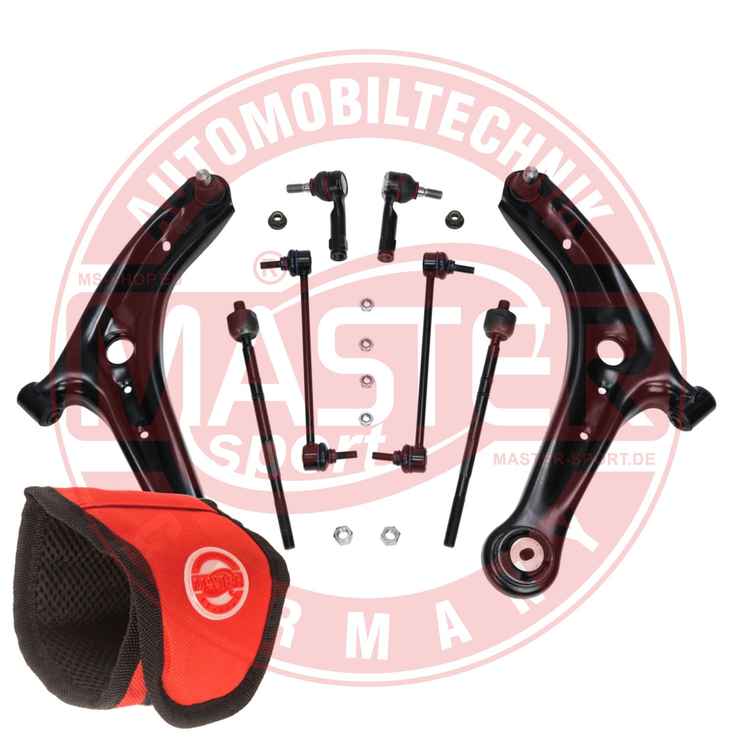 Control/Trailing Arm Kit, wheel suspension (37049-KIT-MSM)