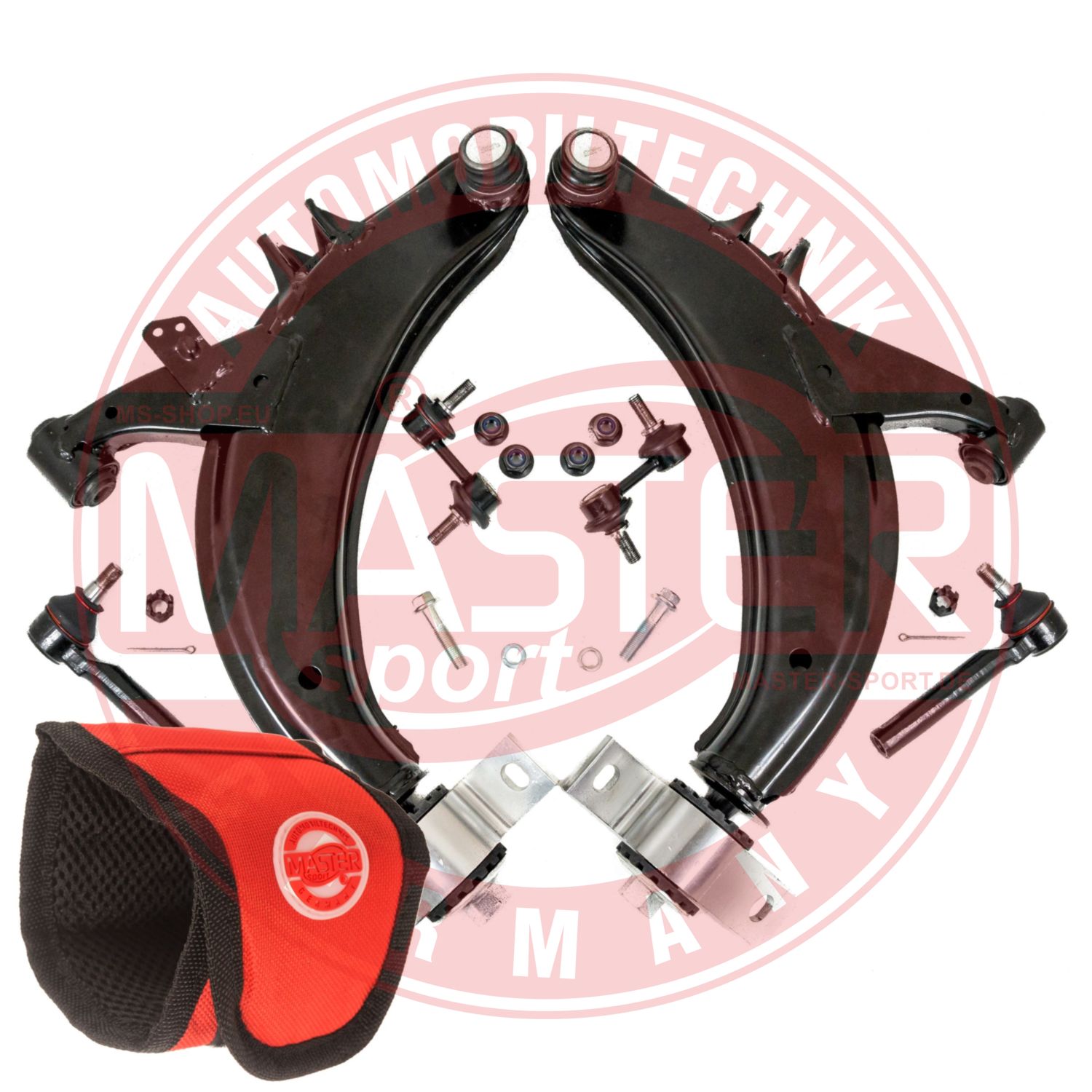 Control/Trailing Arm Kit, wheel suspension (36908-KIT-MSM)