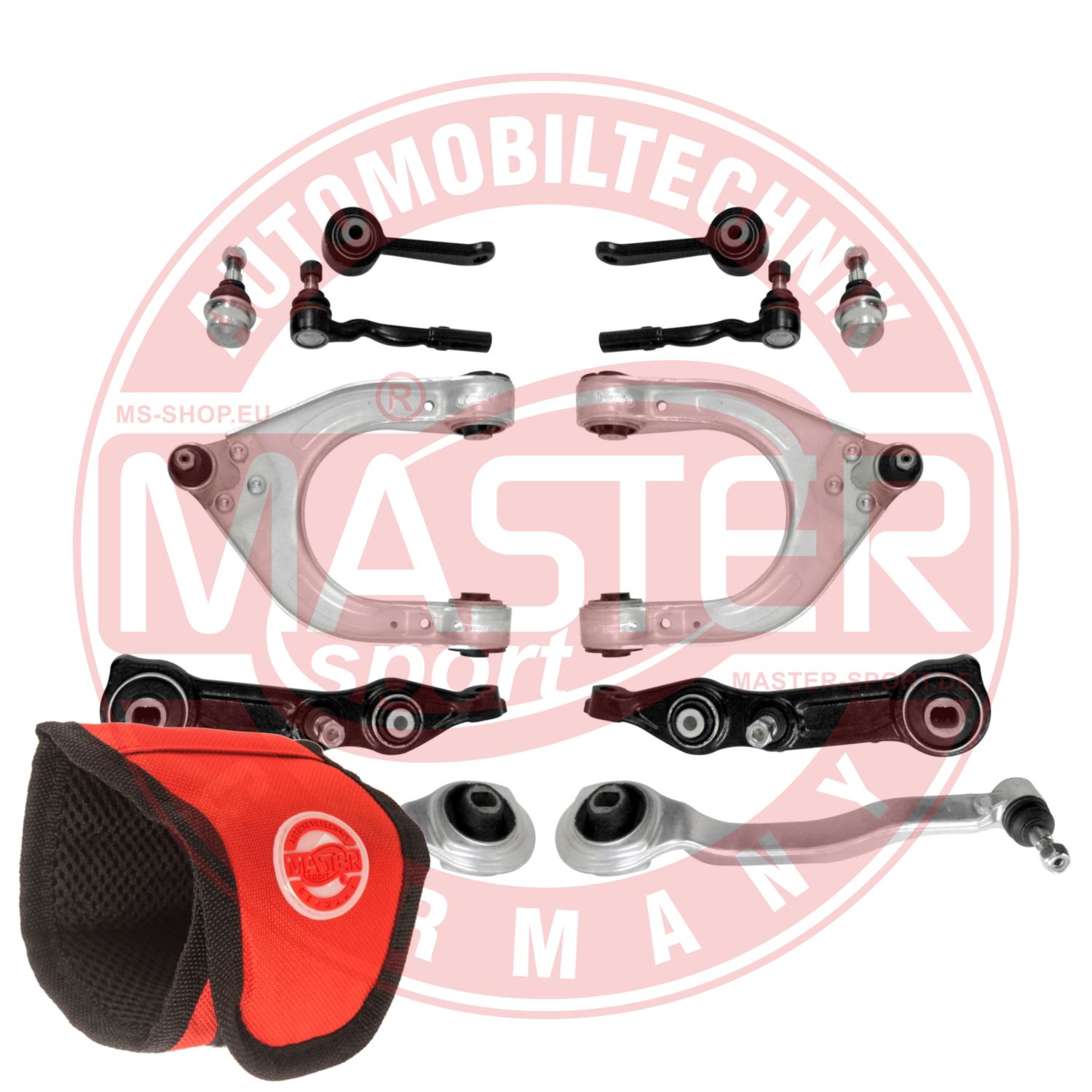 Control/Trailing Arm Kit, wheel suspension (36825-SET-MSM)