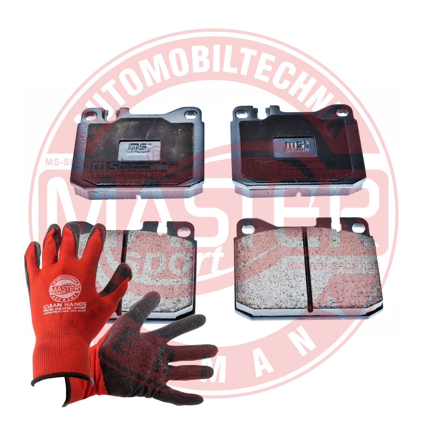 Brake Pad Set, disc brake (13046090282N-SET-MSP)