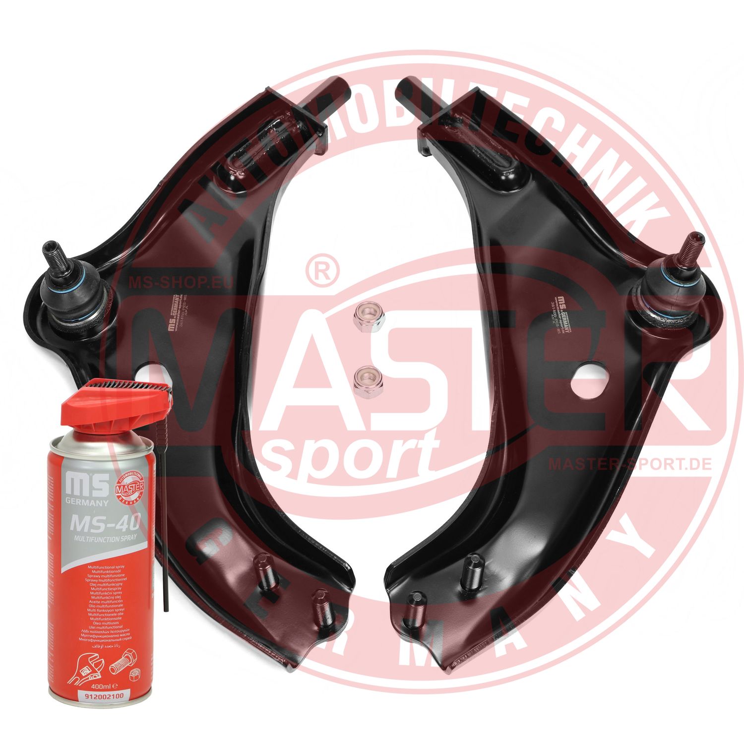 Control/Trailing Arm Kit, wheel suspension (36948/2-KIT-MSP)