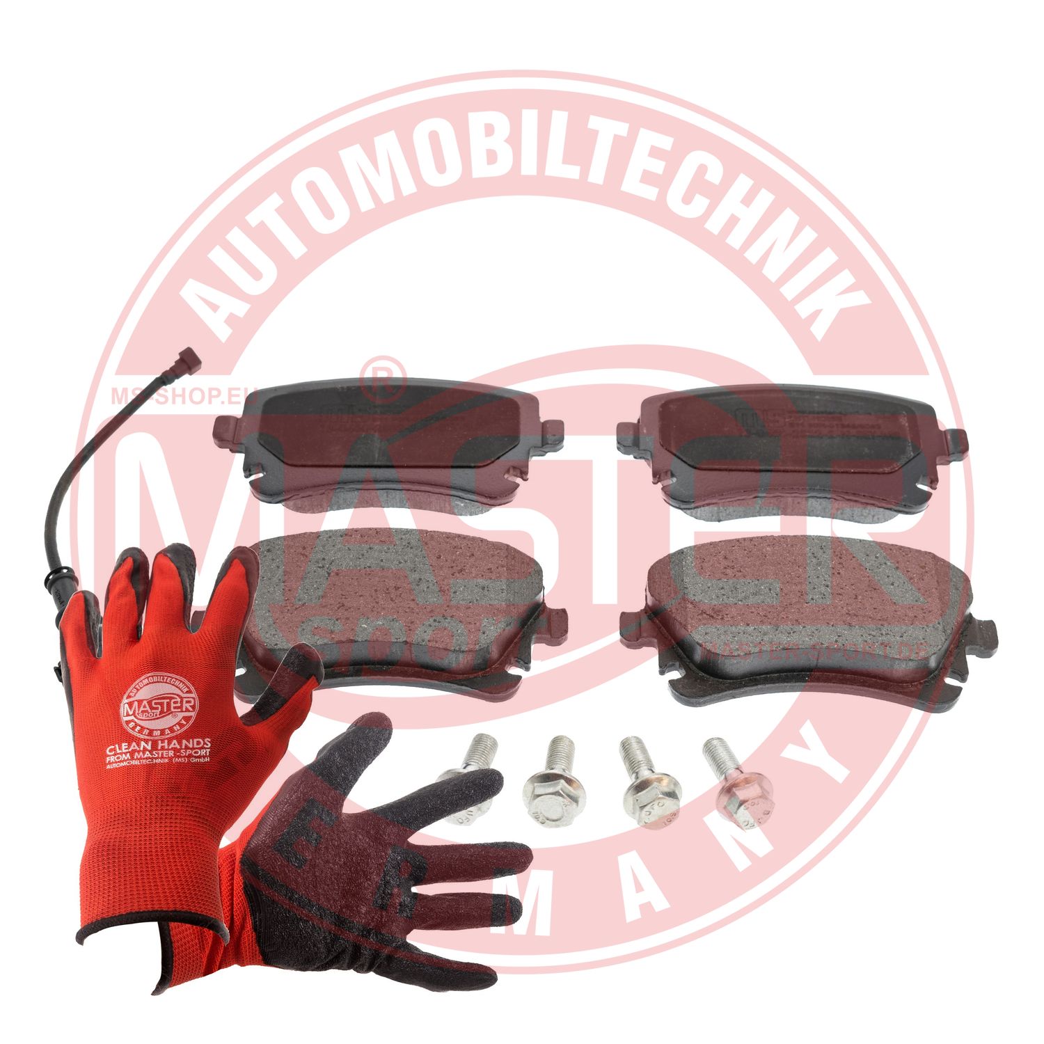 Brake Pad Set, disc brake (13046028822N-SET-MSP)