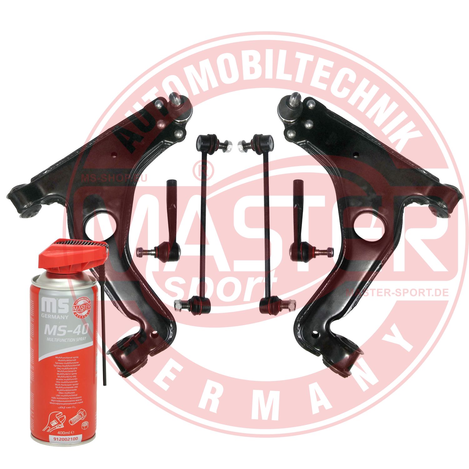 Control/Trailing Arm Kit, wheel suspension (36937-KIT-MSP)