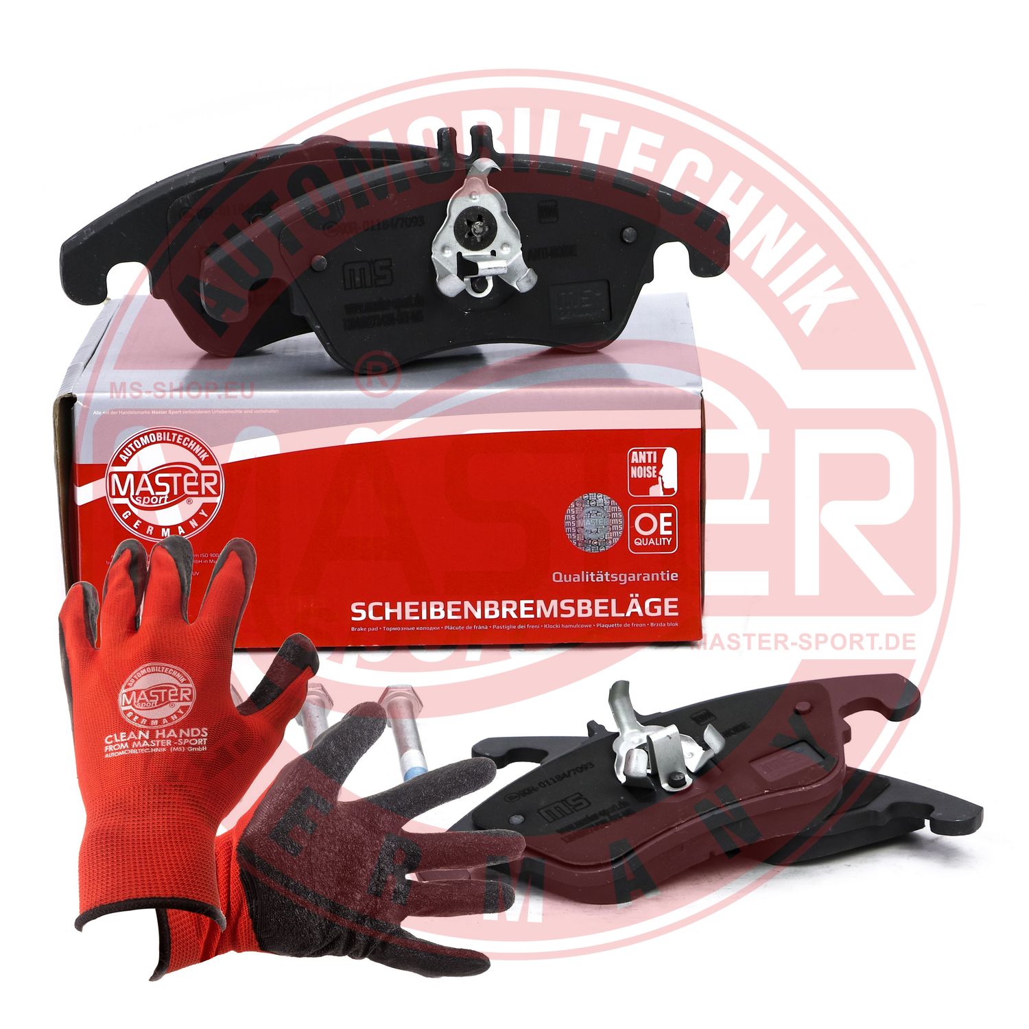 Brake Pad Set, disc brake (13046027342N-SET-MSP)