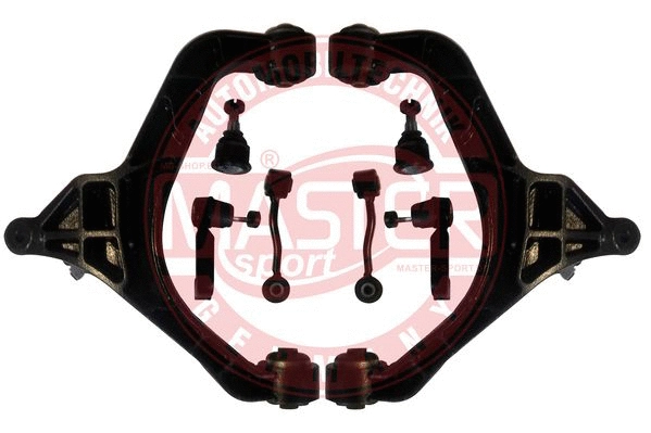 Control/Trailing Arm Kit, wheel suspension (36959/2-KIT-MS)