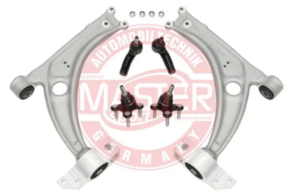Control/Trailing Arm Kit, wheel suspension (36824/2-SET-MS)