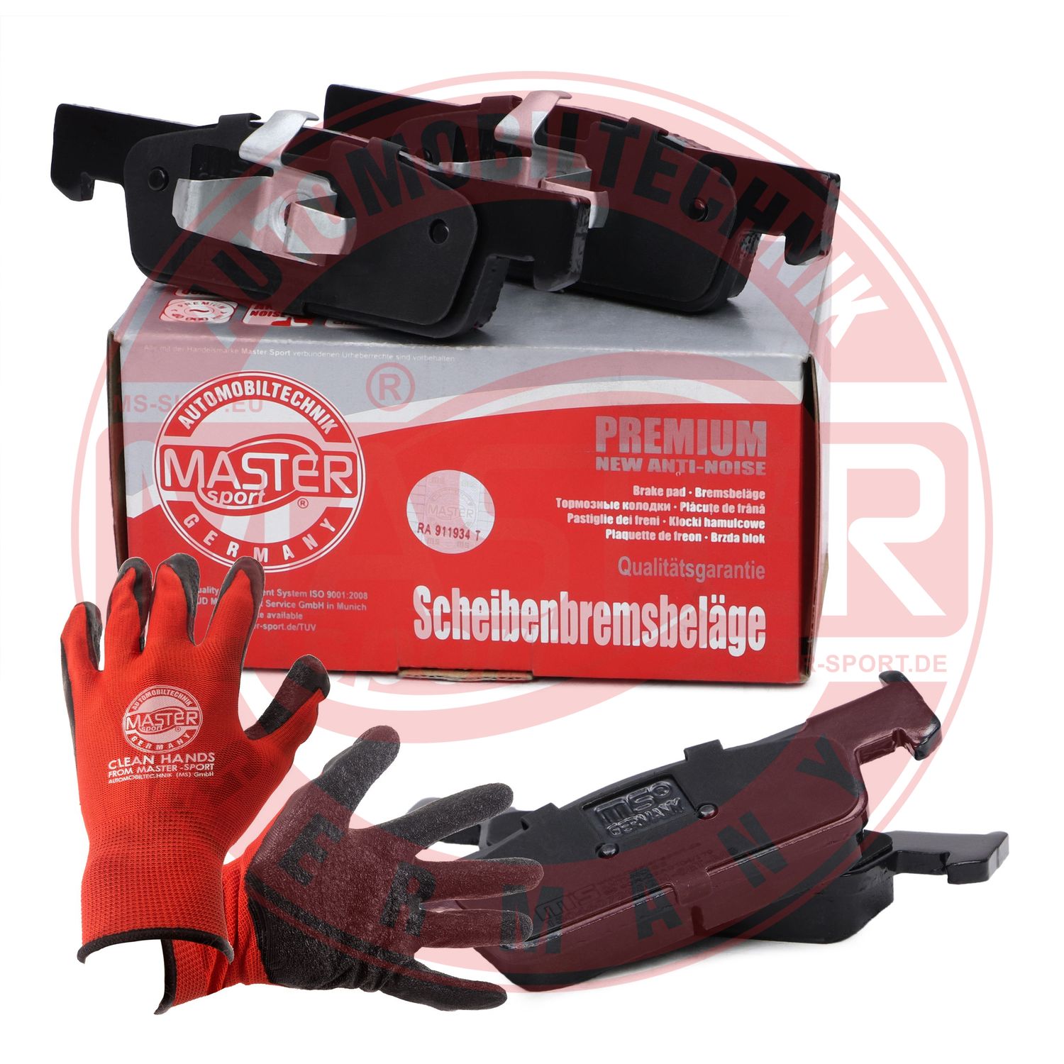 Brake Pad Set, disc brake (13046072982N-SET-MSP)