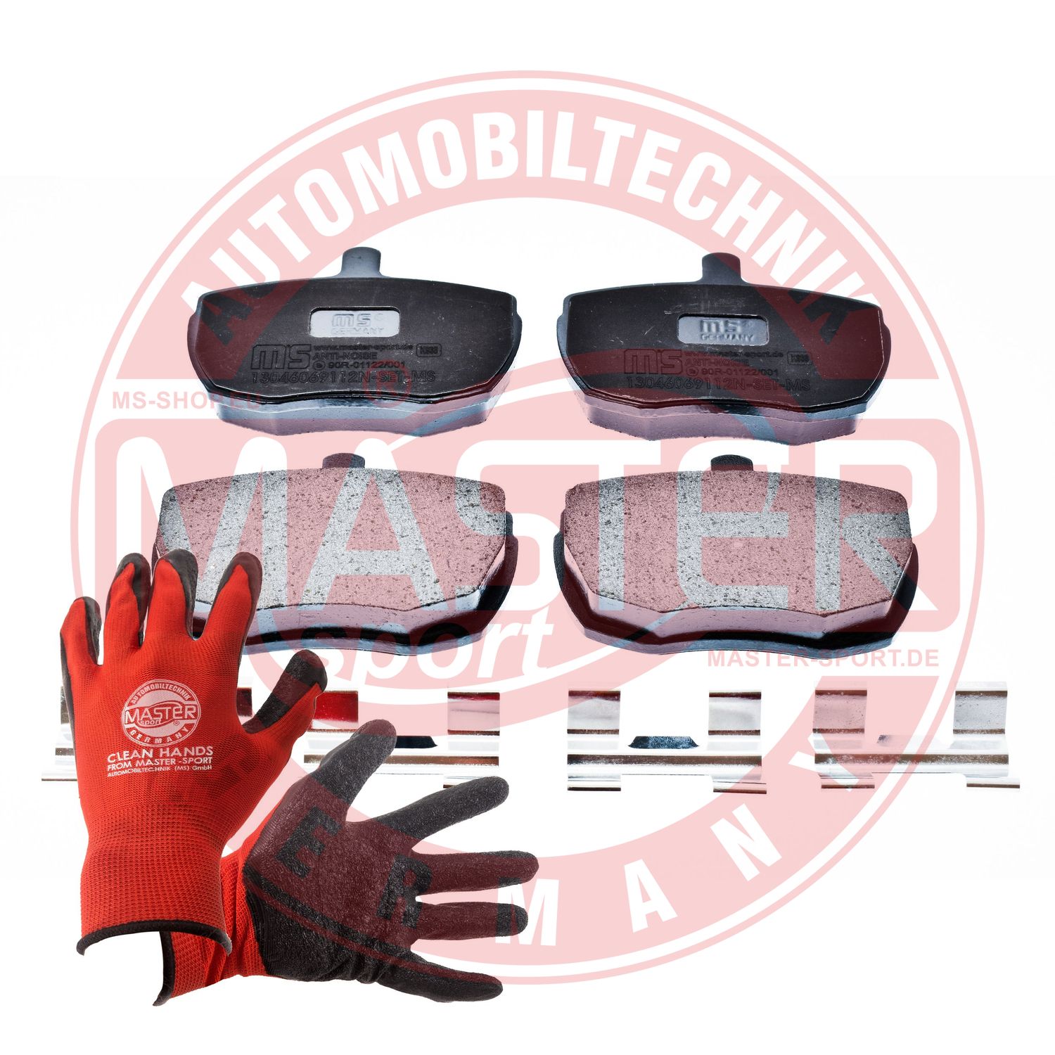 Brake Pad Set, disc brake (13046069112N-SET-MSP)