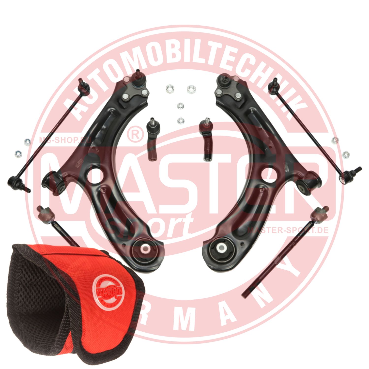 Control/Trailing Arm Kit, wheel suspension (37061-KIT-MSM)