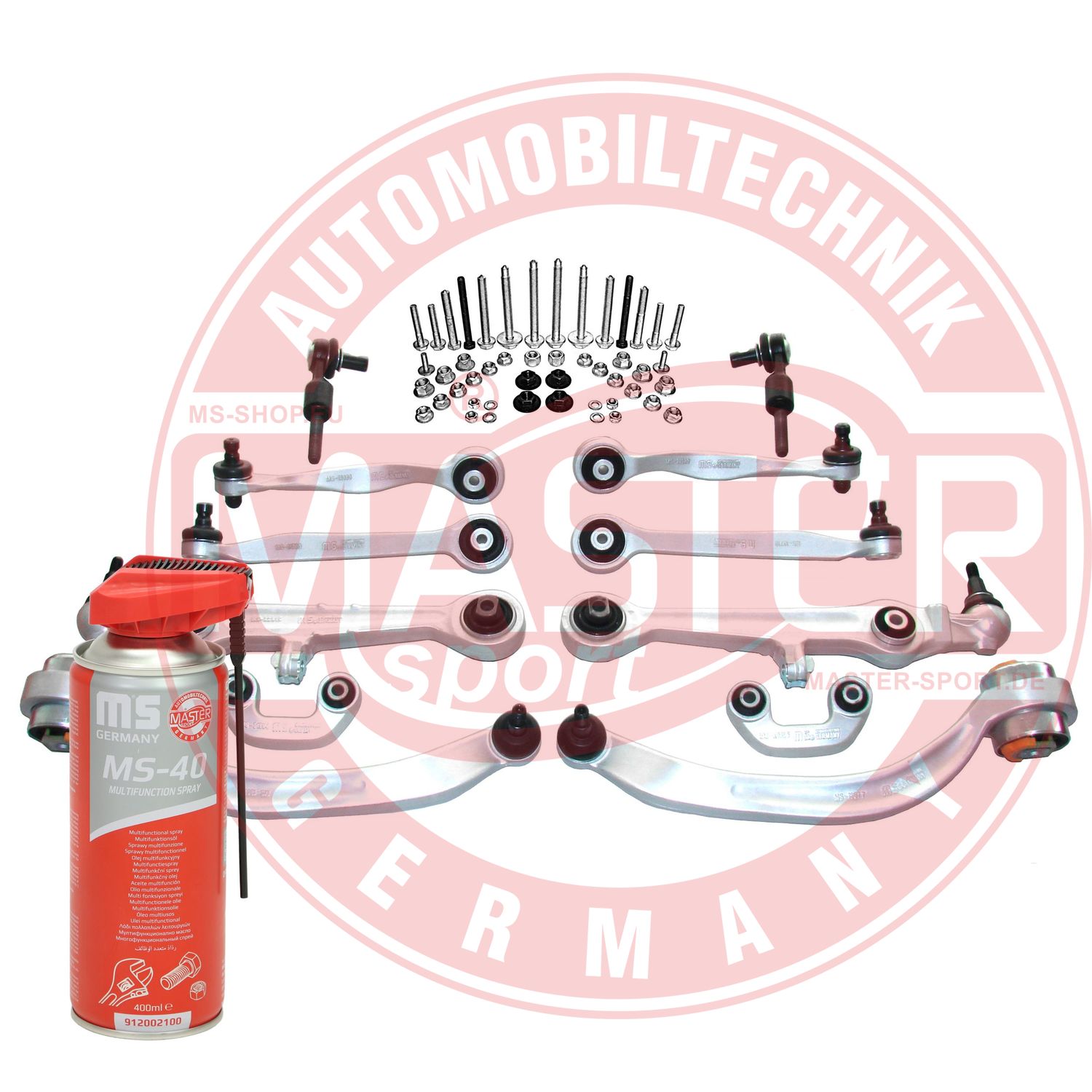 Control/Trailing Arm Kit, wheel suspension (36792-SET-MSP)