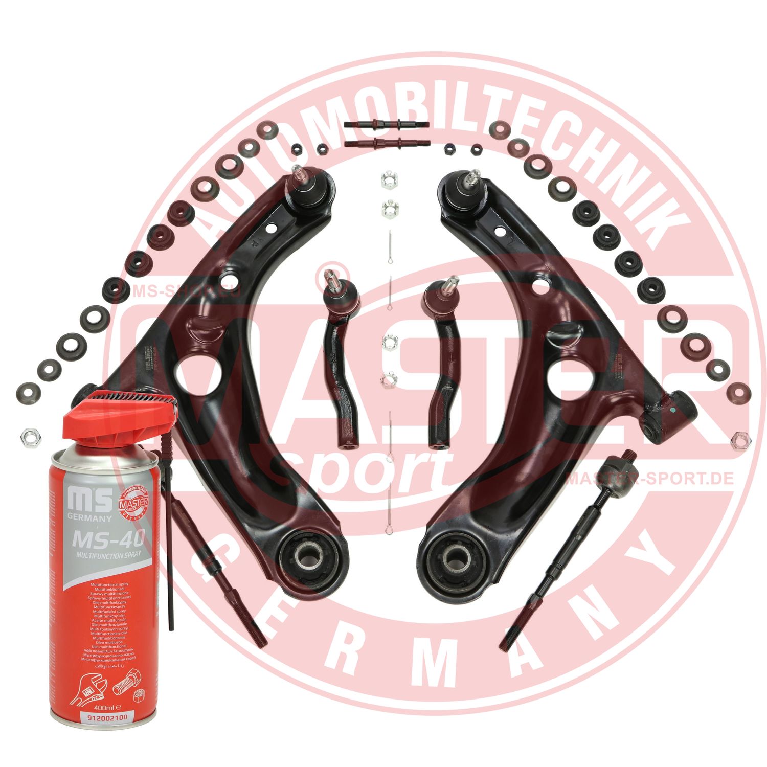 Control/Trailing Arm Kit, wheel suspension (36901/1-KIT-MSP)
