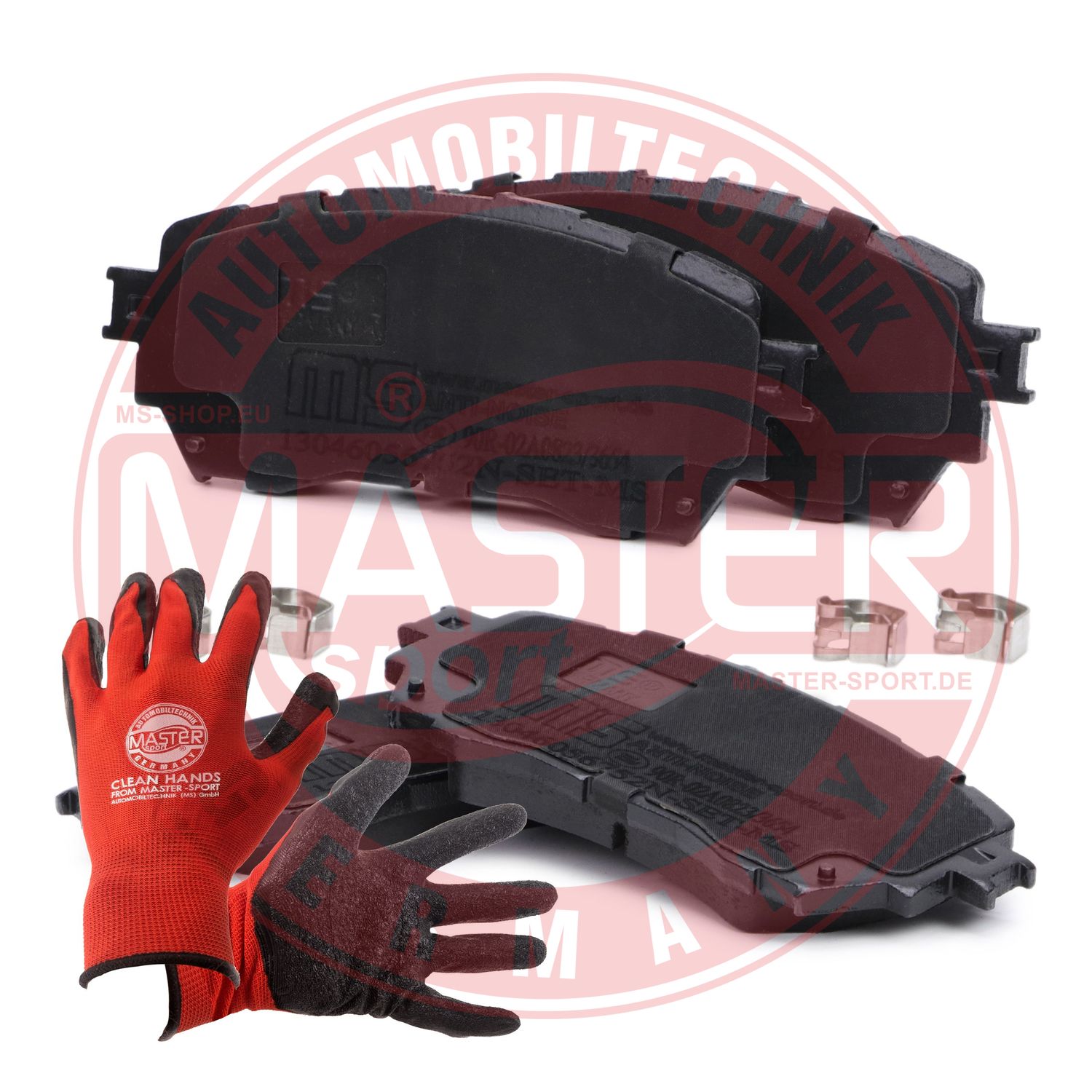 Brake Pad Set, disc brake (13046056752N-SET-MSP)