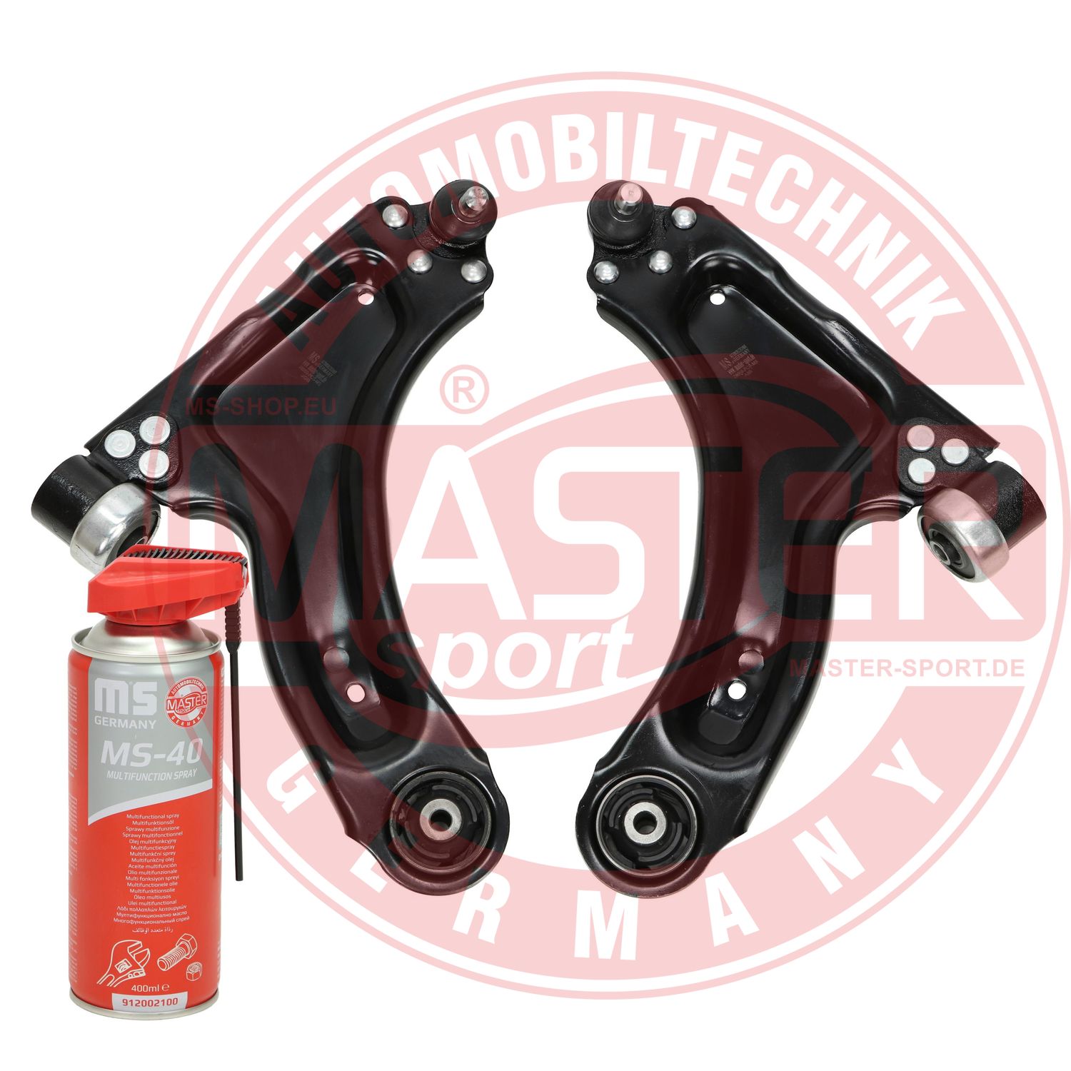 Control/Trailing Arm Kit, wheel suspension (36916/1-KIT-MSP)