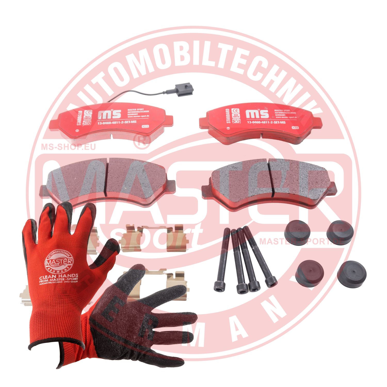 Brake Pad Set, disc brake (13046048112-SET-MSP)
