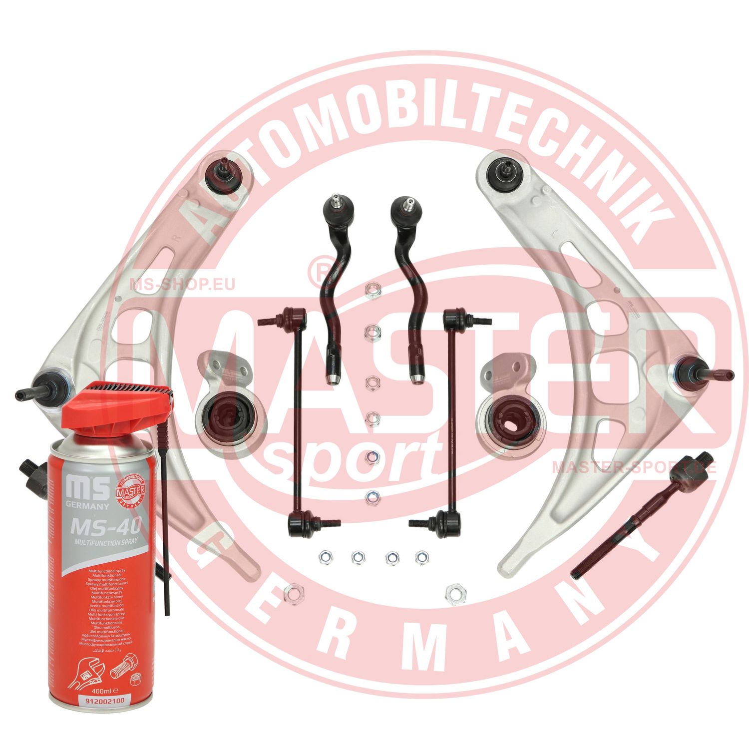 Control/Trailing Arm Kit, wheel suspension (36799/3-SET-MSP)
