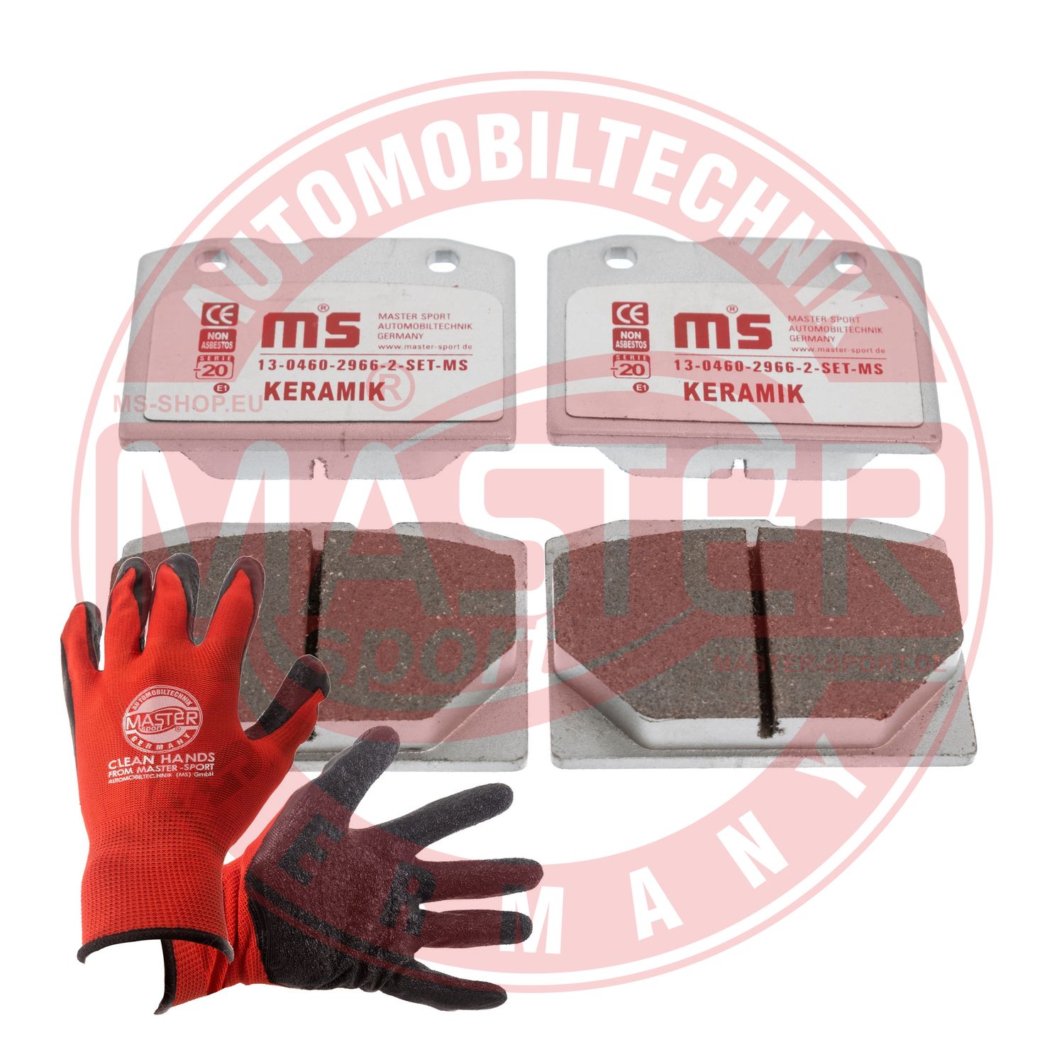 Brake Pad Set, disc brake (13046029662C-SET-MSP)