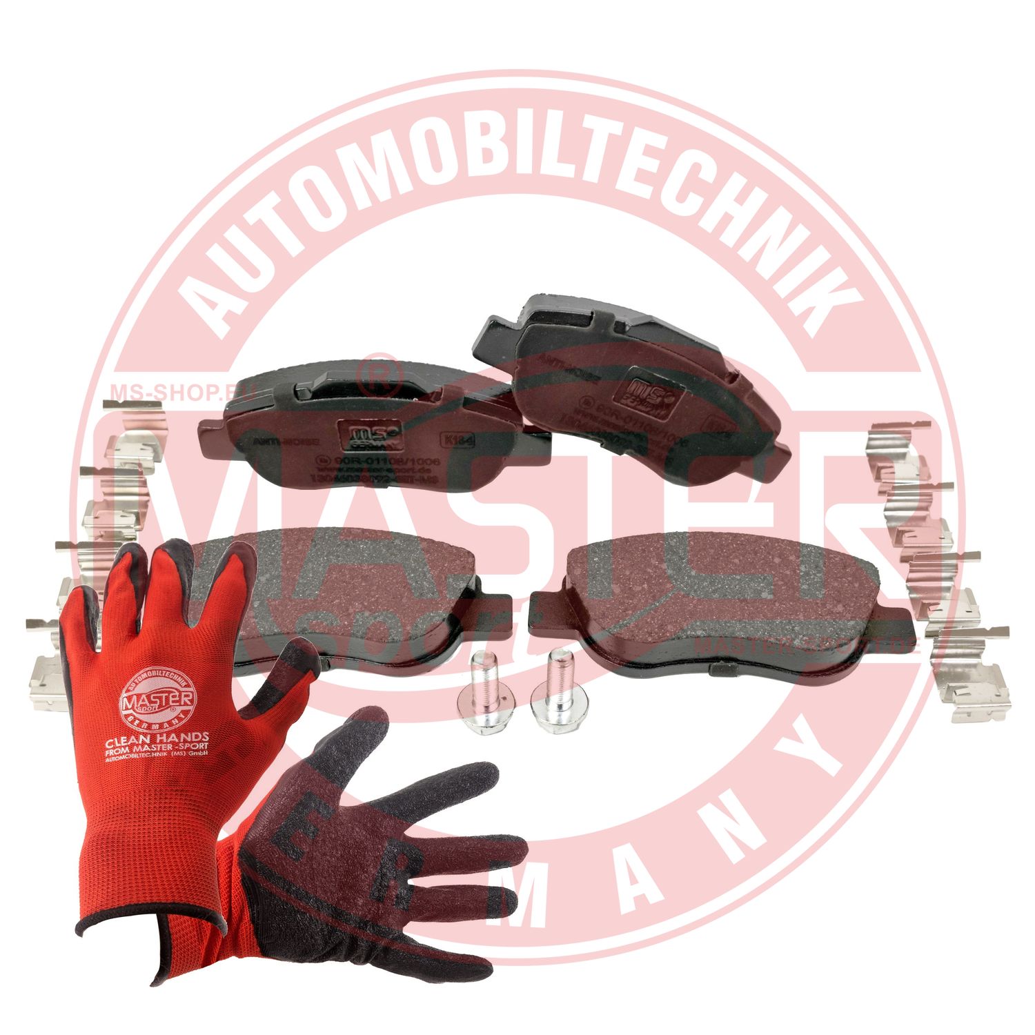 Brake Pad Set, disc brake (13046038092N-SET-MSP)