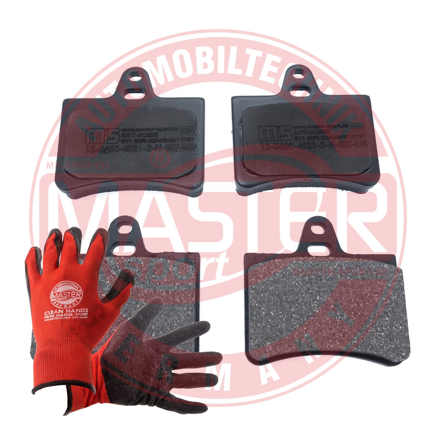 Brake Pad Set, disc brake (13046049212N-SET-MSP)