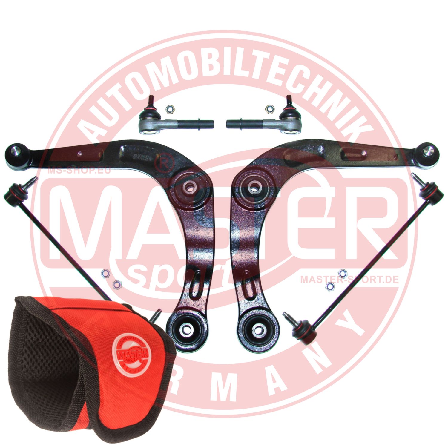 Control/Trailing Arm Kit, wheel suspension (36802-SET-MSM)