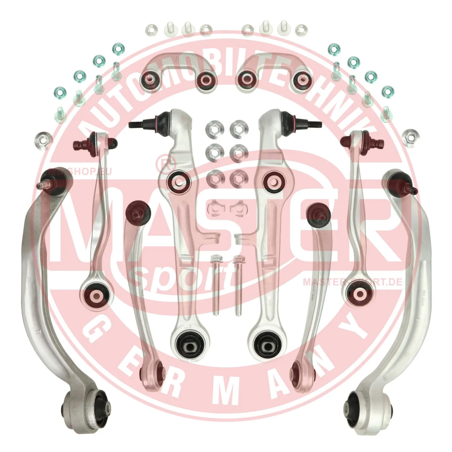 Control/Trailing Arm Kit, wheel suspension (37146/1-KIT-MS)