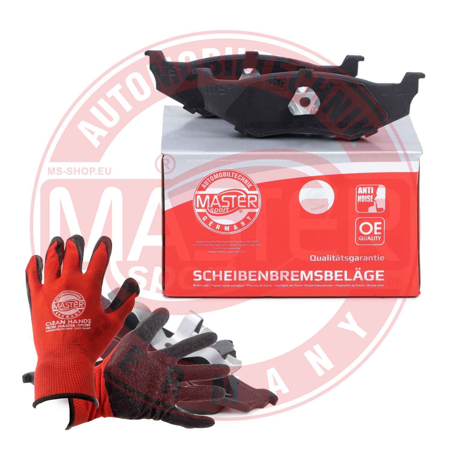 Brake Pad Set, disc brake (13046080102N-SET-MSP)