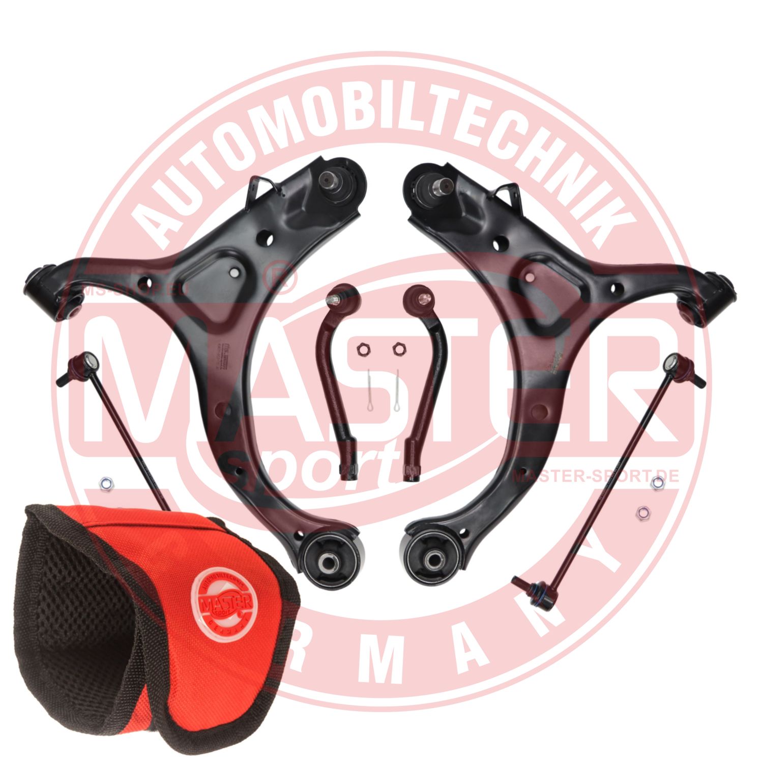 Control/Trailing Arm Kit, wheel suspension (37161/2-KIT-MSM)