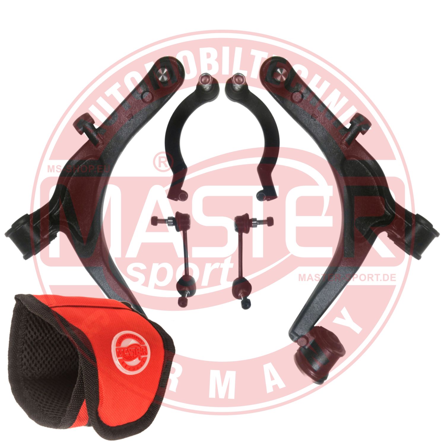 Control/Trailing Arm Kit, wheel suspension (36912-KIT-MSM)